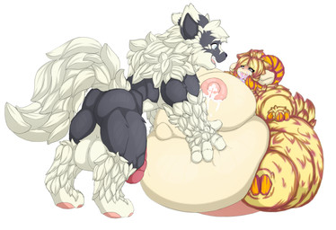 anthro areola belly big_belly big_breasts bodily_fluids breast_milking breasts female hair huge_belly huge_breasts hyper hyper_belly hyper_breasts hyper_pregnancy lactating male milk morbidly_obese morbidly_obese_female muscular muscular_anthro muscular_male nipples obese obese_anthro obese_female over_weight overweight overweight_anthro overweight_female pregnant pregnant_anthro pregnant_female slightly_chubby slightly_chubby_female solo teats thick_thighs udders weight_gain neo_geppetto master_wolf_(neo_geppetto) remi_(neo_geppetto) bovid canid canine canis caprine mammal wolf absurd_res digital_media_(artwork) hi_res