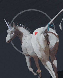 1_horn animal_genitalia animal_vulva anus bedroom_eyes butt clitoral_winking clitoris equine_genitalia equine_vulva eyelashes female feral fur genitals horn looking_at_viewer looking_back looking_back_at_viewer narrowed_eyes presenting presenting_hindquarters puffy_anus seductive solo tail tail_tuft tuft vulva white_body white_fur cosmiclife mythology equid equine mammal mythological_creature mythological_equine unicorn hi_res