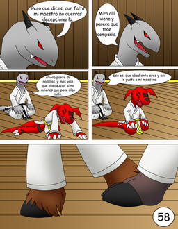 3_toes age_difference anthro claws color comic crocodile crying dialog digimon dragon duo eyes_closed forced gay guilmon hector21314 hi_res horn male red_eyes reptile scalie spanish spanish_text tears text toe_claws violence
Rating: Questionable
Score: 2
User: hector21314
Date: January 10, 2014