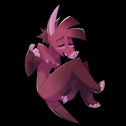 anthro biped black_background blush blush_lines breasts brown_body brown_fur brown_hair erect_nipples eyes_closed female fur hair huge_hips levitation long_ears long_snout looking_pleasured masturbation nipples open_mouth simple_background small_breasts small_waist snout solo tail teeth thick_tail thick_thighs vaginal vaginal_masturbation wide_hips pusszone aardvark mammal 1:1 2025 hi_res