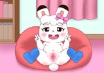 anthro anus blush clitoris female flat_chested genitals kemono nipples nude pussy solo spread_legs spread_pussy spreading toddler urethra young young_anthro kmkch shima_shima_tora_no_shimajirou mimirin lagomorph leporid mammal rabbit censored