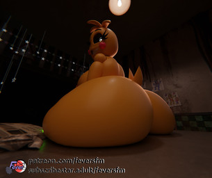 beakless big_breasts big_butt black_sclera blush blush_stickers breasts butt butt_squish eyebrows eyelashes female furniture glowing glowing_eyes grin grinning_at_viewer heart_eyes heart_symbol huge_butt inside looking_at_viewer looking_back looking_back_at_viewer machine nude nude_female on_table rear_view sharp_teeth sitting sitting_on_table smile smiling_at_viewer solo squish table tail teeth text wide_hips yellow_body feversfm jams3d_(modeler) mipsmiyu_(modeler) five_nights_at_freddy's five_nights_at_freddy's_2 scottgames lovetaste_chica runaboo_chica toy_chica_(fnaf) avian bird galliform humanoid robot 2025 3d_(artwork) digital_media_(artwork) hi_res url