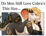 anthro big_breasts big_butt breasts butt cobra curvy_figure do_men_still_love_women_this_size english_text female mature_female meme nude pickles-hyena reptile scalie snake solo text