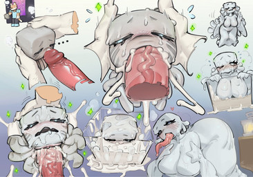 3_fingers anthro big_breasts big_butt blush bodily_fluids breasts butt clitoris cum cum_bath cum_drip cum_in_mouth cum_in_vagina cum_inside cum_on_ground cum_on_penis cum_splatter deep_throat disembodied_hand disembodied_penis dripping duo ejaculation extreme_size_difference fellatio female fingers fur genital_fluids genitals growing long_tongue male male/female motion_lines nether_portal oral oral_penetration orange_body orange_fur penetration penile penis pink_penis portal sex size_difference snout tongue vaginal vaginal_penetration vein veiny_penis white_body white_skin lc79510455 microsoft minecraft mojang xbox_game_studios canid canine fox ghast_(minecraft) mammal 2026 hi_res