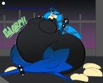 alternative_fashion anklet big_breasts big_butt blue_hair bracelet breasts butt cemetery collar death digested digestion digestion_noises eyewear fatal_vore female female_pred glasses glorp hair huge_breasts huge_butt jewelry legband moon night on_ground overweight overweight_female plant plant_hair pokemon_pred pseudo_hair punk rumbling_stomach sitting sitting_on_ground sky spiked_anklet spiked_bracelet spiked_collar spiked_legband spikes star starry_sky thick_thighs vore dongwongtang nintendo pokemon fiona_(dongwongtang) elemental_creature elemental_humanoid flora_fauna generation_7_pokemon humanoid plant_humanoid pokemon_(species) tsareena hi_res