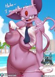 anthro anthrofied areola beach big_breasts breasts clothed clothing clothing_pull day detailed_background dialogue duo expression_avatar eyewear female genitals glasses gloves handwear heart_symbol looking_at_viewer male navel necktie nipples one_breast_out outside pokemorph purple_areola purple_nipples pussy raised_clothing raised_shirt raised_topwear school_uniform shirt solo_focus text thong topwear translucent translucent_clothing under_boob underwear underwear_pull uniform burgerkiss conditional_dnp nintendo pokemon eeveelution espeon generation_2_pokemon generation_4_pokemon lucario pokemon_(species) absurd_res english_text hi_res