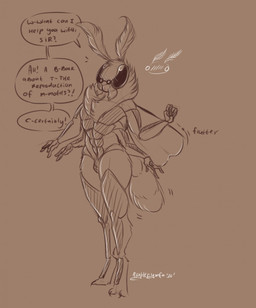 antennae_(anatomy) anthro blush claws eyewear fur glasses male multi_arm multi_limb nude simple_background solo standing text toe_claws wings lightnymfa carl_(cheekycaracal) arthropod insect lepidopteran moth 2019 digital_media_(artwork) english_text hi_res sketch