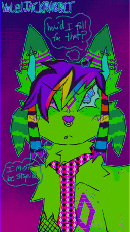 :< ambiguous_gender confusion coontail_hair ear_piercing facial_piercing feral frown hair lip_piercing multicolored_hair necktie piercing purple_hair rainbow_hair solo sparklefur stare staring_up worried jackrabbit_(artist) fakemon nintendo pokemon vale_(jackrabbit) eeveelution espeon generation_2_pokemon pokemon_(species) 2025 9:16 absurd_res chromatic_aberration hi_res signature
