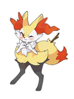 ambiguous_anthro ambiguous_gender anthro biped closed_smile digitigrade dipstick_tail emoji_description eyelashes featureless_crotch front_view gesture heart_gesture looking_at_viewer markings mouth_closed object_in_tail one_eye_closed simple_background smile solo standing stick stick_in_tail tail tail_markings wink winking_at_viewer em_ivy_akippoi nintendo pokemon braixen canid generation_6_pokemon mammal pokemon_(species) 2026 3:4 digital_drawing_(artwork) digital_media_(artwork) full-length_portrait portrait