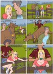 duo farm farmer female group male male/female transformation trio splashtf bovid bovine cattle human mammal absurd_res comic hi_res