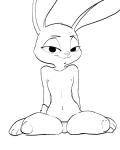 2d_animation 4:5 animated anthro bedroom_eyes big_breasts biped breast_expansion breasts disney expansion female frame_by_frame half-closed_eyes judy_hopps kneeling lagomorph leporid long_ears looking_at_viewer mammal narrowed_eyes navel nipples rabbit seductive short_playtime simple_background sirdooblie solo zootopia