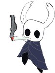 2_horns ambiguous_gender anthro black_eyes drugs horn solo white_body mrluckey hollow_knight mario_smoking_weed ralsei_smoking_blunt team_cherry the_knight_(hollow_knight) arthropod insect vessel_(species)