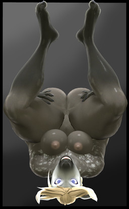 anthro big_butt blue_eyes breasts butt female flexible glistening glistening_body looking_at_viewer nipples solo thick_thighs kylebobby petruz_(modeler) equid equine horse mammal 3d_(artwork) digital_media_(artwork) hi_res source_filmmaker_(artwork)