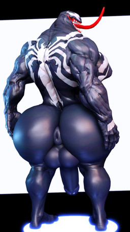 anus back_muscles backsack balls big_balls big_butt big_moobs big_penis black_body butt erection eyewear genitals glasses hand_on_butt huge_balls huge_butt huge_moobs huge_penis humanoid_genitalia humanoid_penis long_tongue looking_back male moobs muscular muscular_arms muscular_humanoid muscular_male not_furry open_mouth penis puffy_anus rear_view round_glasses sharp_teeth solo standing teeth tongue tongue_out willie_piv marvel venom_(marvel) alien alien_humanoid humanoid symbiote 2025 3d_(artwork) 9:16 digital_media_(artwork) hi_res