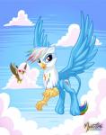2014 <3 avian beak cloud cutie_mark duo feathers female flying friendship_is_magic gilda_(mlp) gryphon looking_at_viewer love my_little_pony mysticalpha open_mouth outside purple_eyes rainbow_dash_(mlp) sky standing tails wings
Rating: Safe
Score: 13
User: Wodahseht
Date: March 05, 2014
