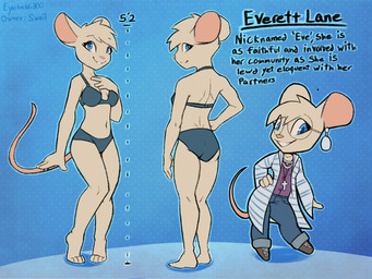 anthro blue_eyes bottomwear bra breasts butt butt_pose clothed clothing cross cross_necklace denim denim_bottomwear denim_clothing ear_piercing eyewear female footwear fully_clothed glasses jeans jewelry looking_at_viewer necklace panties pants partially_clothed piercing pose shirt shoes smile solo sweater text topwear underwear white_body eyeball6300_(chiv) mammal mouse murid murine rodent 4:3 english_text hi_res model_sheet