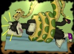 bed boots canine constriction darth_the_fox fox hindpaw paws python samantha_python slydragon413 tickling
Rating: Safe
Score: -2
User: RollerCoasterViper59
Date: July 10, 2013
