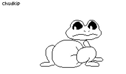 ambiguous_gender diaper feces feral pooping rear_view soiled_diaper soiling soiling_diaper solo text unclean_diaper used_diaper using_diaper chudkip undertale_(series) amphibian frog froggit animated english_text low_res