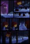 2016 ambiguous_gender clothed clothing comic detailed_background digital_media_(artwork) frisk_(undertale) human mammal night not_furry outside seasaltshrimp_(artist) simple_background undertale undertale_(series)