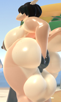 anthro anus autofisting autopenetration balls beach big_balls big_breasts big_butt breasts butt digging_into_butt fisting genitals gynomorph hair hair_over_eyes huge_balls huge_breasts hyper hyper_balls hyper_genitalia intersex masturbation outside penetration presenting presenting_hindquarters puffy_anus solo constantk aquatic fish shark 3:5 3d_(artwork) blender_(artwork) digital_media_(artwork) hi_res