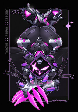 abstract_background anthro armor ass_up bed big_butt biped black_background boots bulging_butt butt clothing cybernetics dark_armor dark_body dark_fur eye_scar facial_scar feet_in_air female footwear fur furgonomic_headwear furgonomics furniture high_heeled_boots high_heels hood huge_butt legs_on_bed looking_at_viewer machine pink_eyes pink_mouth purple_body purple_fur rocket_boots scar screen screen_face shadow_face shoes shoulder_armor simple_background solo text ishiexe epic_games fortnite raven_team_leader bear cyborg mammal robot robot_anthro absurd_res hi_res