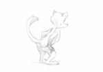 anthro butt clothing male partial_nudity raised_tail simple_background skinny solo tail undressing sexilydrawn disney zootopia travis_(zootopia) black-footed_ferret mammal mustelid musteline true_musteline weasel absurd_res hi_res monochrome