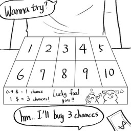 ambiguous_gender ambiguous_human banknote box clothed clothed_human clothing container dialogue furniture human_only money mostly_offscreen_character not_furry offscreen_character solo standing table text yellowcottoncandy030 fluffy_pony human mammal 1:1 2025 comic digital_media_(artwork) english_text hi_res monochrome