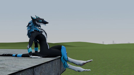 ambiguous_gender anthro black_body black_fur blue_body blue_fur fingers fur multicolored_body multicolored_fur music solo white_body white_fur thelastslice garry's_mod microsoft minecraft mojang xbox_game_studios slice_(thelastslice) sergal 16:9 2026 3d_(artwork) 3d_animation animated blender_(artwork) digital_media_(artwork) hi_res short_playtime sound source_filmmaker_(artwork) video widescreen