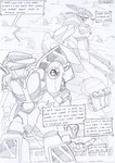 black_and_white building car_door cloud comic dialogue english_text kitfox-crimson machine mecha metal_tail monochrome one_panel_comic sketch sky skyscape speech_bubble stolen_generation technology text window zero_pictured