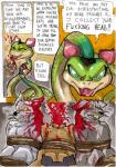 2014 angry anthro better_late_than_never blood bodily_fluids comic daigaijin death decapitation dialogue dreamworks english_text female feral gore group kung_fu_panda male mammal master_viper murid murine painting_(artwork) rat reptile rodent scalie snake speech_bubble text traditional_media_(artwork) watercolor_(artwork)