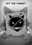 dart grass no_symbol plant plushie poster shadow text title zero_pictured mr.solar comic cover cover_art cover_page english_text hi_res monochrome