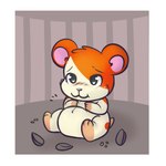 anthro belly blush border chibi chubby_cheeks feet fur hair male orange_body orange_fur pink_inner_ear pink_nose simple_background sitting slightly_chubby smile solo sunflower_seed tail white_body white_border white_fur zombineko hamtaro_(series) hamtaro cricetid hamster mammal rodent 1:1 2016 digital_drawing_(artwork) digital_media_(artwork) full-length_portrait hi_res portrait shaded soft_shading