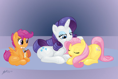 2014 blue_eyes cub cutie_mark equine eyes_closed eyeshadow female feral fluttershy_(mlp) friendship_is_magic fur group hair happy holding hoof_fetish horn horse inside lesbian licking lying makeup mammal my_little_pony notepad orange_fur pegasus pony purple_eyes purple_hair rarity_(mlp) saliva scootaloo_(mlp) shinekolt sitting smile tongue unicorn white_fur wings yellow_fur young
Rating: Questionable
Score: 10
User: lemongrab
Date: February 23, 2014