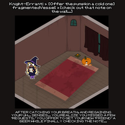 after_masturbation anthro bodily_fluids clothing cum cum_in_pumpkin eyewear female food fruit genital_fluids glasses hat haunted_house headgear headwear holidays note plant pumpkin rug solo text wearing_glasses witch_costume witch_hat corruptedcryptid halloween nintendo pokemon penny_(corruptedcryptid) generation_4_pokemon lopunny pokemon_(species) 1:1 english_text hi_res trans_(lore) trans_woman_(lore)