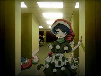 :3 black_clothing black_dress black_ears black_tail_tuft blue_eyes clone clothed clothed_female clothed_humanoid clothing dress female group hand_on_wall hat headgear headwear looking_at_viewer lying multicolored_clothing multicolored_dress nightcap on_back open_mouth open_smile red_clothing red_hat red_headwear running smile standing tail tail_tuft tuft two_tone_clothing two_tone_dress white_clothing white_dress white_tail aonorikani3ba the_backrooms touhou doremy_sweet animal_humanoid humanoid mammal mammal_humanoid tailed_humanoid tapir tapir_humanoid 4:3 hi_res