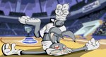 anthro basketball basketball_uniform claws clothing feet foot_fetish foot_focus male paws soles solo sportswear toes uniform robinthefox looney_tunes warner_brothers bugs_bunny lagomorph leporid mammal rabbit