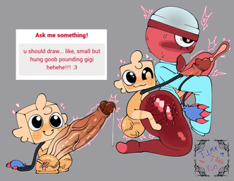abdominal_bulge age_difference anal anal_penetration balls big_balls big_butt big_penis blush bodily_fluids breath butt erection female for_a_head foreskin genitals glans heart-shaped_pupils heart_symbol hug huge_balls huge_penis hugging_another hugging_from_behind humanoid_genitalia humanoid_penis hyper hyper_balls hyper_genitalia hyper_penis larger_female larger_penetrated looking_pleasured male older_penetrated panting penetration penis retracted_foreskin ridiculous_fit size_difference small_but_hung smaller_male sweat text thick_thighs tongue tongue_out vein veiny_balls veiny_penis x-ray_view young tikxtakxtoo blushcrunch_studio dandy's_world roblox gigi_(dandy's_world) goob_(dandy's_world) object_head english_text hi_res