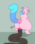 >w< after_vore ambiguous_gender anthro big_butt big_ears big_tail blush blush_lines breath butt crouching digestion disposal excessive_feces fart fart_cloud feces floppy_ears group hyper hyper_feces mass_vore melting_tail multiple_prey overweight pooping questionable_consent scatplay smelly stink_fumes stink_lines tail thick_thighs tongue tongue_out unusual_feces vore willing_prey conditional_dnp verdantphysician canid canine canis domestic_dog feces_creature mammal hi_res