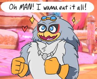 anthro beak blue_eyes blush clothing excited eyewear feathers gloves goggles grey_body grey_feathers handwear heart_symbol jewelry male necklace smile solo sparkles text yellow_beak cookie-pone sega sonic_racing:_crossworlds sonic_riders sonic_the_hedgehog_(series) storm_the_albatross albatross avian bird procellariiform english_text