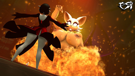 anthro big_breasts black_choker black_clothing black_dress black_hair black_jewelry black_latex black_necklace breasts chest_tattoo choker clothed clothed_female clothed_humanoid clothing dress duo female fire hair jewelry latex latex_choker latex_clothing latex_dress necklace nipples nude nude_anthro nude_female summoning tattoo thick_thighs white_body white_hair womb_tattoo psikokinetic warfaremachine_(modeler) nintendo pokemon sega sonic_the_hedgehog_(series) asura_(psikokinetic) fan_character rouge_the_bat warfare_gardevoir warfare_rouge bat demon gardevoir generation_3_pokemon humanoid mammal pokemon_(species) 16:9 2024 3d_(artwork) 4k absurd_res digital_media_(artwork) hi_res source_filmmaker_(artwork) widescreen