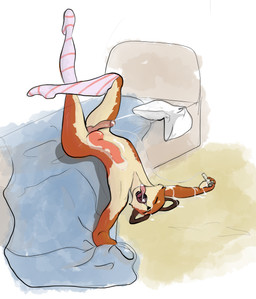 5_fingers abdominal_bulge ahegao anal anal_knotting anal_orgasm anal_penetration anthro bed bodily_fluids clothed clothing cum cum_drip cum_in_ass cum_in_mouth cum_inside cum_on_face cum_on_penis cum_tube dildo dildo_in_ass dildo_insertion dripping ejaculation eyes_closed femboy fingers footwear fur furniture genital_fluids genitals hands-free knot knotted_dildo knotting legs_up looking_pleasured lying male masturbation object_in_ass on_back open_mouth orgasm partially_clothed penetration penis pillow sex_toy sex_toy_in_ass sex_toy_insertion simple_background skinny socks solo teeth toy toying_self x-ray_view lemgrum canid canine fox mammal hi_res