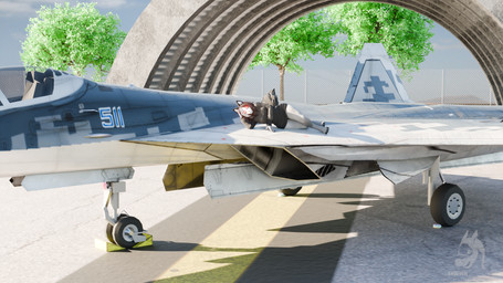 5_fingers aircraft airplane anthro arm_support barely_visible_pawpads black_claws black_clothing black_hair black_pawpads black_sweater black_tail black_topwear bone bottomless breasts chain-link_fence claws clothed clothing cloud dessert detailed_background digitigrade doughnut female fence fingers food glowing glowing_eyes grey_body hair hangar jet leaning_on_elbow looking_at_viewer lying medium_breasts mountain on_side outside pastry pawpads plant red_eyes skull skull_head sky solo sweater tail topwear tree vehicle white_hair bishopenjoyer zoidrawzaton_(modeler) blender_cycles scp_foundation mal0 scp-1471-a scp-1471-a_(mal0vent) canid canine mammal skulldog_(species) 16:9 2025 3d_(artwork) absurd_res blender_(artwork) digital_media_(artwork) hi_res watermark widescreen