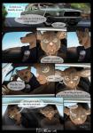 2016 3d_(artwork) anthro blue_eyes brown_body brown_fur brown_hair brown_nose canid canine car chimera clothed clothing comic dialogue digital_media_(artwork) driving duo ear_piercing embarrassed english_text euplerid eyes_closed facial_piercing fangs ford ford_mustang fossa fur hair hybrid inside_car javier_(disambiguation) jewelry lagomorph leporid male mammal mixed_media nose_piercing nose_ring open_mouth piercing pink_nose profanity rabbit ring_piercing sayuncle sitting smile speech_bubble teeth text tongue vehicle