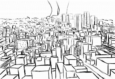 city crush extreme_size_difference feet large_city macro macro_anthro short_runtime size_difference solo bigshow avian animated frame_by_frame