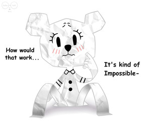 anthro blush blush_lines clothed clothing dialogue feet female front_view loli looking_at_viewer nervous on_model paper simple_background sitting solo spread_legs spreading text white_background white_body young young_anthro young_female saffersoft cartoon_network the_amazing_world_of_gumball teri_(tawog) bear mammal paper_creature 2024 english_text hi_res