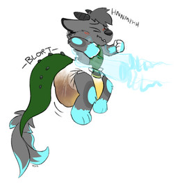age_regression anthro blue_body blue_fur blue_markings blue_tail_tip bodily_fluids clenched_hands clothed clothing concentrated diaper diaper_only dipstick_tail disembodied_hand eyes_closed feces fur genital_fluids ghost_hand green_body green_scales grey_body grey_fur grey_hair grunting hair held_up holding_baby horn lifted male markings multicolored_body neonate pooping push pushing sagging_diaper scales soiled_diaper soiling soiling_diaper solo tail tail_markings topless unclean_diaper urine used_diaper using_diaper wearing_diaper wet_diaper young young_anthro young_male vanillayote mythology raizu_(paddedraizu) dragon hybrid kobold mythological_creature mythological_scalie scalie