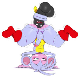 anal anal_penetration anthro anthro_penetrated balls blue_balls blue_penis bodily_fluids boots boots_only clothing dildo dildo_in_ass dildo_insertion dildo_with_face disembodied_penis drooling duo femboy footwear footwear_only genital_fluids genitals glans humanoid_genitalia humanoid_penis male male/male male_anthro male_penetrated male_penetrating male_penetrating_male mostly_nude object_in_ass penetration penis pink_glans precum saliva sex sex_toy sex_toy_in_ass sex_toy_insertion shoes shortstack shortstack_male simple_background solo_focus upside_down white_background sssonic2 dora_the_explorer nickelodeon boots_(dora_the_explorer) haplorhine mammal monkey primate 2018 absurd_res digital_media_(artwork) hi_res unavailable_at_source