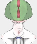 anal anal_penetration blush body_blush female genitals penetration pussy pussy_blush sex_toy simple_background solo spread_legs spread_pussy spreading vibrator wand_vibrator young honeyu nintendo pokemon generation_3_pokemon humanoid pokemon_(species) ralts hi_res tagme