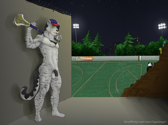 4_toes anthro balls barefoot biped casual_chastity casual_nudity chastity_cage chastity_cage_only chastity_device chastity_device_only claws detailed_background exhibitionism feet field fur genitals hair lacrosse lock male night nipples nude open_mouth outside padlock penile_spines penis plant public sky solo star toes tree unsupported_chastity_cage wearing_chastity_cage wearing_chastity_device lupelongo felid feline mammal 2019 digital_media_(artwork)