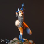 anthro bulge clothing fluffy fur hair male pose posed solo tail daytia c4d rexouium 1:1 3d_(artwork) cinema_4d_(artwork) digital_media_(artwork) hi_res